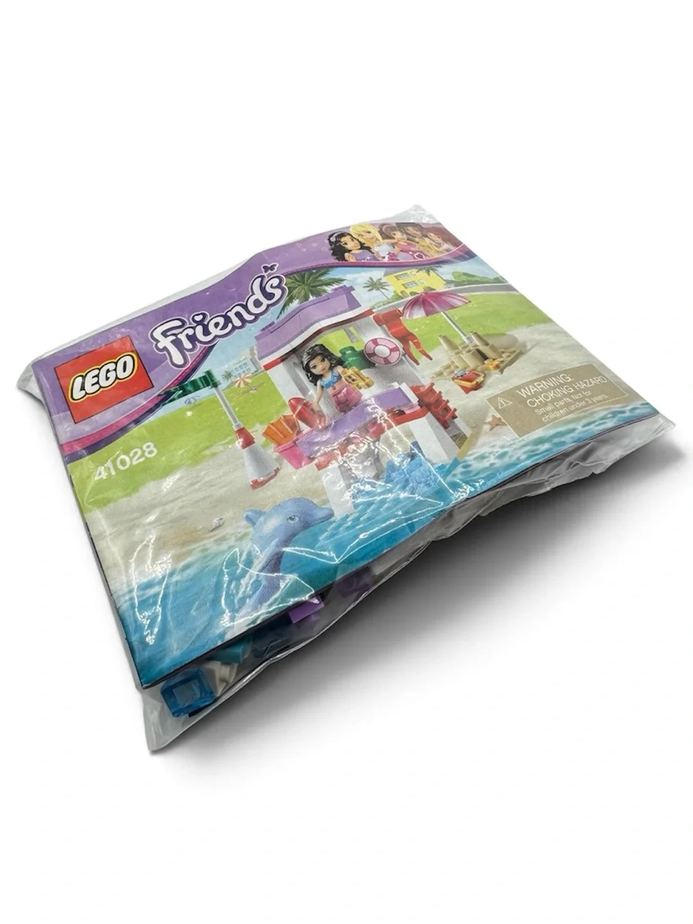 LEGO Friends 41028 Emma's Lifeguard Post Complete Set w/ Mini-Doll & Dolphin